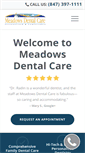 Mobile Screenshot of meadowsdentalcare.com